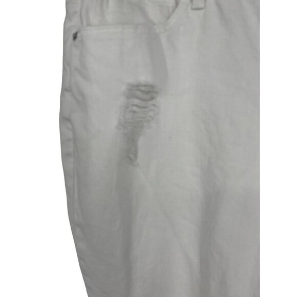 Just Fab Distressed Slim Boyfriend Jeans Size 34 - Picture 3 of 14